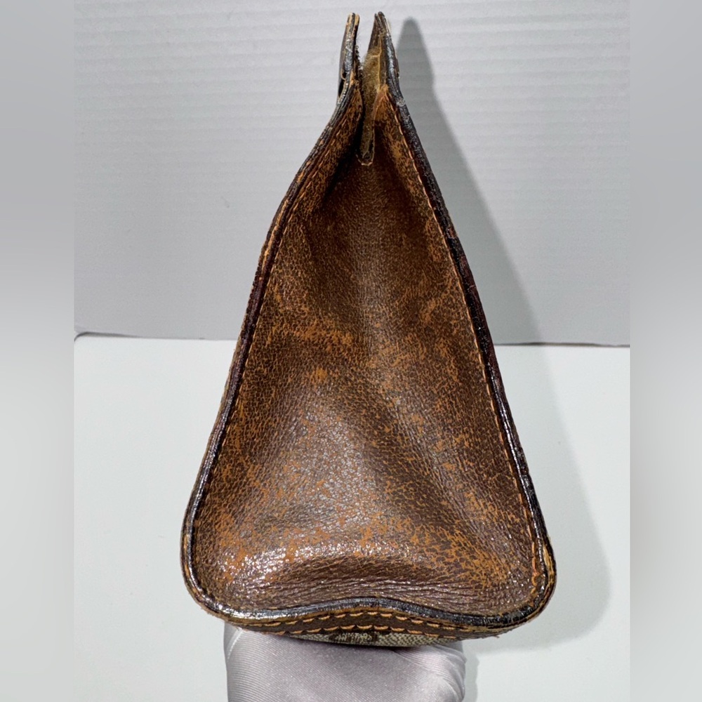 Vintage Gucci Clutch Bag  Brown PVC - Picture 10 of 15